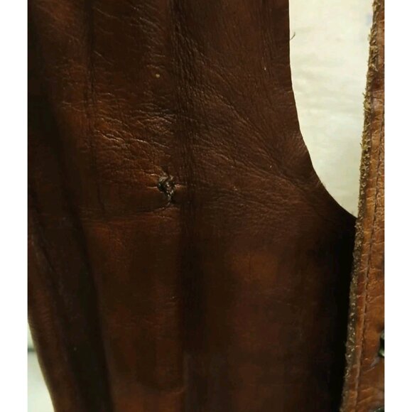 FRYE Black Label Rare Vintage Made In USA Equestrian Boots Women's Size 7 D Wide - Picture 14 of 16